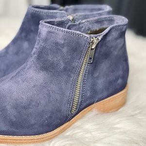 JOHNSTON & MURPHY Shelby Navy Kid Suede